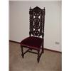 Image 1 : Victorian Barley Twist High Back Chair, very ornate, good covering.