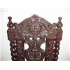 Image 2 : Victorian Barley Twist High Back Chair, very ornate, good covering.