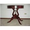 Image 2 : Duncan Phyfe Lyre 28in. Round Lamp Table