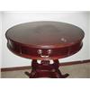 Image 3 : Duncan Phyfe Lyre 28in. Round Lamp Table