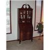 Image 1 : Walnut Drop Front Secretary with China Top