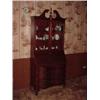 Image 4 : Walnut Drop Front Secretary with China Top