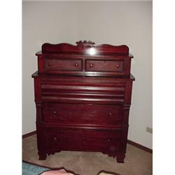 Hand Made Chest of Drawers, circa 1800’s, nice finish, strong piece.