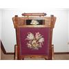 Image 3 : Eastlake Victorian Folding Rocker, patterned seat.
