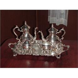 F.B. Rogers Silver Co., silver service set #2377
