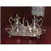 Image 1 : F.B. Rogers Silver Co., silver service set #2377