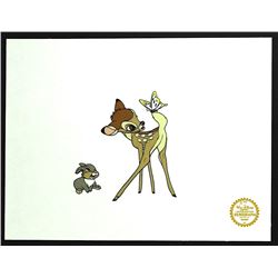 Bambi & Thumper Walt Disney Limited Edition Animation Serigraph Cel
