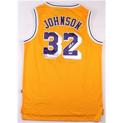 Magic Johnson Signed Lakers Jersey (PSA COA)