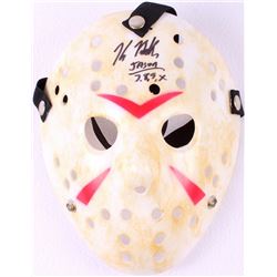 Kane Hodder Signed Jason "Friday the 13th" Hockey Mask Inscribed "Jason 7, 8, 9, X" (PA COA)