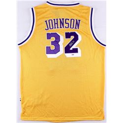 Magic Johnson Signed Lakers Jersey (PSA COA)