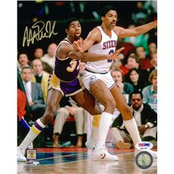 Magic Johnson Signed Lakers 8x10 Photo (PSA COA)