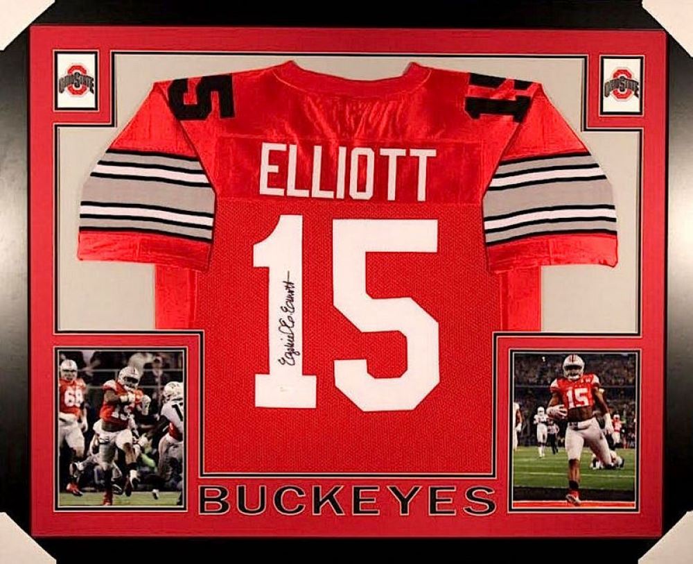 ezekiel elliott autographed jersey