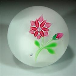 Baccarat 1974 Double Clematis paperweight