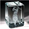 Image 1 : Laser Light Golfer and Golf Ball paperweight
