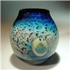 Image 1 : Josh Simpson 1977 cobalt blue vase