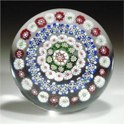 Antique Baccarat open concentric paperweight