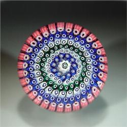 Antique Whitefriars millefiori paperweight