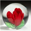 Image 1 : Drew Ebelhare unusual crimp rose paperweight