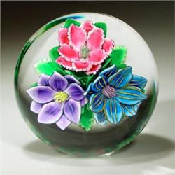 Ken Rosenfeld 1984 bouquet paperweight