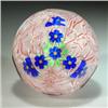 Image 1 : Perthshire 2001 flowers on lace paperweight