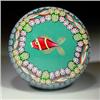 Image 1 : Perthshire 2000 "Kissing Fish" paperweight