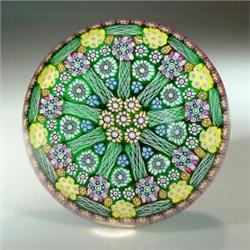 Perthshire 1999 large millefiori paperweight