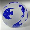 Image 1 : Correia Art Glass blue fish paperweight