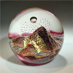 Rebecca Stewart "Atlantis World" paperweight