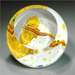 Saint Louis 1997 "Skate" fish paperweight