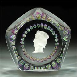 Saint Louis 1967 King of France paperweight