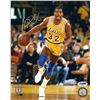Image 1 : Magic Johnson Signed Lakers 8x10 Photo (PSA COA)