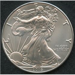 2016 $1 American Eagle Silver Dollar (Brilliant Uncirculated Condition)
