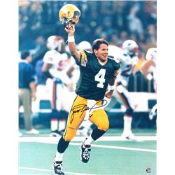 Brett Favre Signed Packers 16x20 Photo (Favre COA)