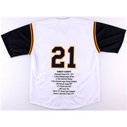 Roberto Clemente Pirates Custom Stitched Career Highlight Stat Jersey (Size XL)