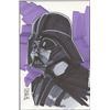 Image 1 : Darth Vader "Star Wars" 1/1 ORIGINAL 5.5" x 8.5" Color Drawing on Paper Signed by Tom Hodges