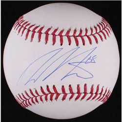 Dellin Betances Signed OML Baseball (Steiner COA)