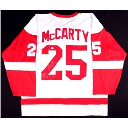 Darren McCarty Signed Red Wings Jersey Inscribed "Stanly Cups '97 '98 '02 '08" (JSA COA)