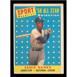 Ernie Banks 1958 Topps #482 All-Star