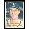 Image 1 : Warren Spahn 1957 Topps #90