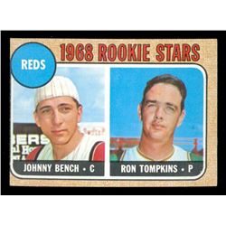 Johnny Bench / Ron Tompkins 1968 Topps #247 Rookie Stars RC