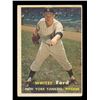 Image 1 : Whitey Ford 1957 Topps #25