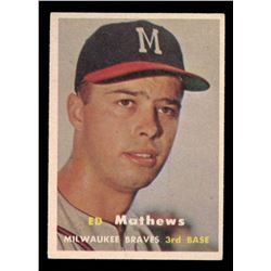Eddie Mathews 1957 Topps #250