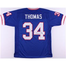 Thurman Thomas Signed Bills Jersey (JSA COA)