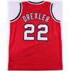 Image 1 : Clyde Drexler Trailblazers On-Court Style Custom Stitched Jersey (Size XL)
