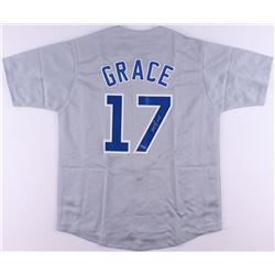 Mark Grace Signed Cubs Jersey (Leaf COA)