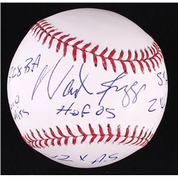 Wade Boggs Signed OML Baseball With (6) Inscriptions - PSA Graded 9 (PSA COA)