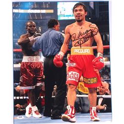 Manny Pacquiao Signed 16x20 Photo Inscribed "Pacman" (PSA Hologram)