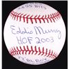 Image 1 : Eddie Murray Signed OML Baseball With (5) Inscriptions (PSA &amp; JSA Hologram)