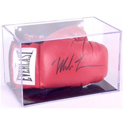Mike Tyson Signed Everlast Boxing Glove with Display Case (PSA COA)