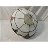 Image 4 : NICE LEADED GLASS ANTIQUE LIGHT SHADE